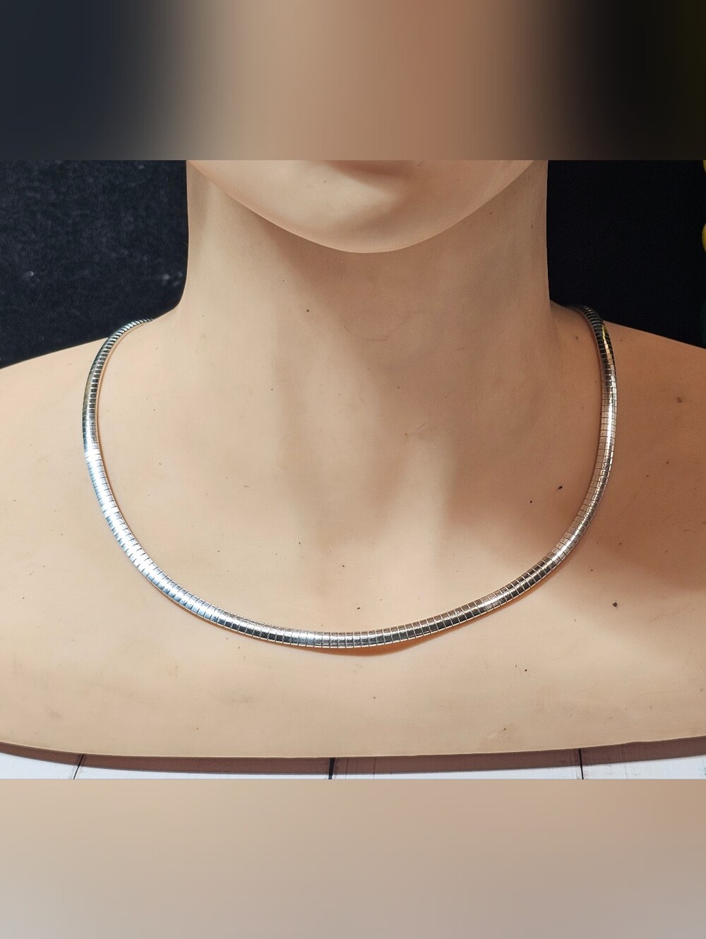 Sterling Omega Chain - Picture 2 of 7